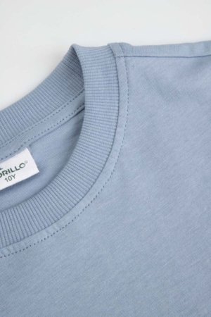 COCCODRILLO marškinėliai trumpomis rankovėmis, mėlyni, cm 