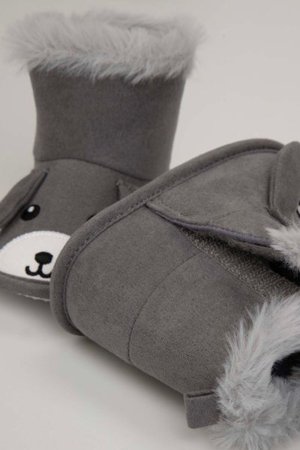 COCCODRILLO tekstiliniai batukai SHOES UNISEX, pilki, cm 