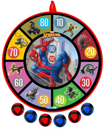 STAMP Spider Man smiginio žaidimas su kamuoliukais, 36 cm, SM250436 