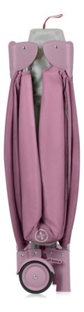 LIONELO lovelė-maniežas STEFI PLUS, 125x65 cm., Pink magnolia 