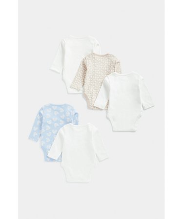 MOTHERCARE smėlinukas ilgomis rankovėmis, 5vnt., FC113  