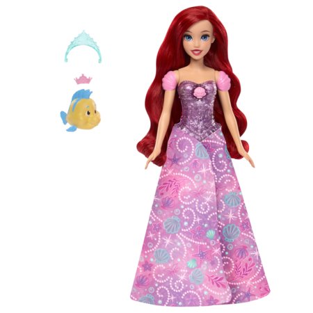 DISNEY PRINCESS lėlė Arielė su transformacijos funkcija, JLK19 