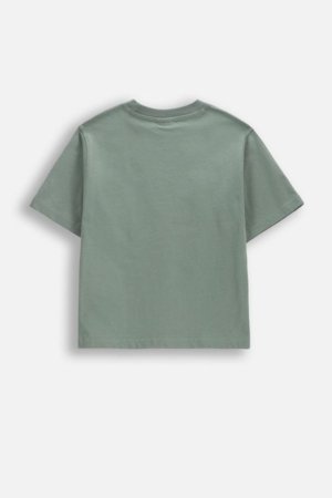 COCCODRILLO marškinėliai trumpomis rankovėmis, žali, WC6143216LBD-011-098, 98 