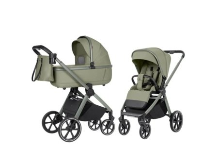 CARRELLO universalus vežimėlis OMEGA 2IN1, Tropical green, CRL-6531 