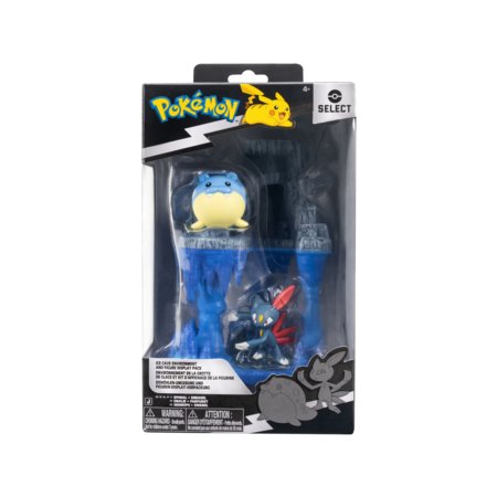 POKEMON figūrėlių rinkinys Ledo urvas – Spheal ir Sneasel, PKW4275 