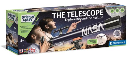 CLEMENTONI Science & Play teleskopas NASA, 75087BL 