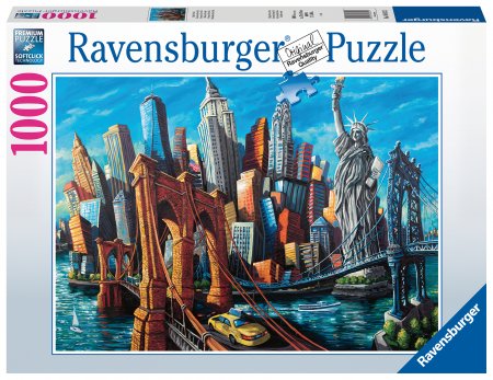 RAVENSBURGER dėlionė Welcome to New York, 1000d., 16812 16812