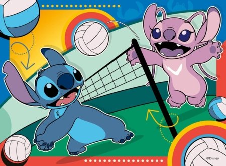 RAVENSBURGER PUZZLE dėlionių rinkinys Disney Stitch, 12/16/20/24 det., 12004106 1 