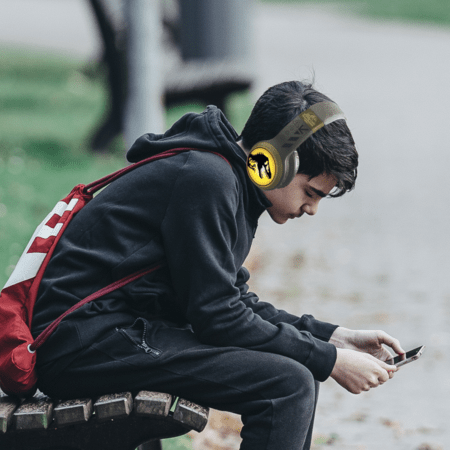JURASSIC WORLD šviečiančios Bluetooth ausinės, HMJW-BTLI-TREX 