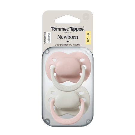 TOMMEE TIPPEE silikoninis čiulptukas CLOSER TO NATURE 0-2 mėn., 2 vnt., asort., 433660 