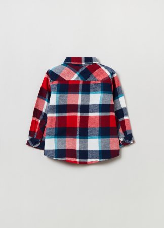 OVS BOY9-36M SHIRTS L/S 2M 30-36 BLUE 001818432 001818432