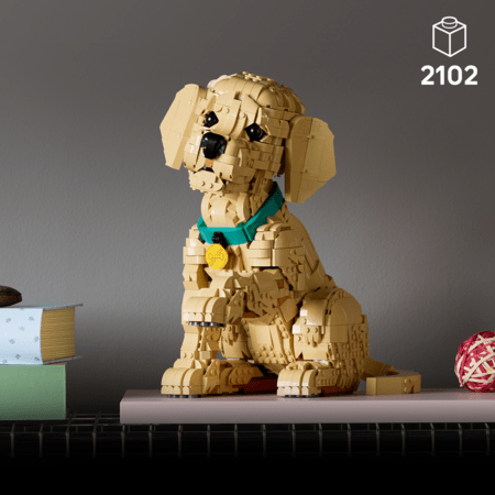 11384 LEGO® Icons Auksaspalvių retriverių šuniukas 