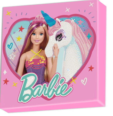 DIAMOND DOTS kūrybinis rinkinys piešimas deimantais Barbie I Believe, 4000 deimantų, DBX.094 DBX.094
