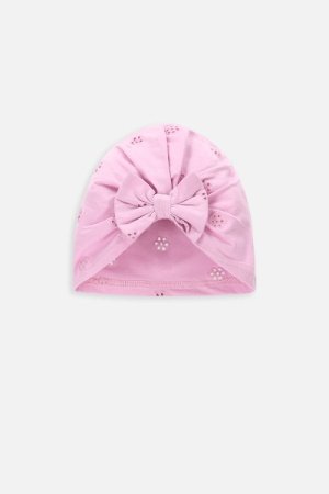 COCCODRILLO kepurė ACCESSORIES SPRING GIRL, rožinė, WC4364309ASG-007-0 