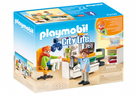 PLAYMOBIL CITY LIFE okulistas, 70197 70197