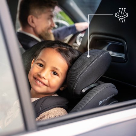 KINDERKRAFT automobilinė kėdutė I-GUARD PRO I-SIZE, 61-105 cm., Black, KCIGUAPRBLK000N 