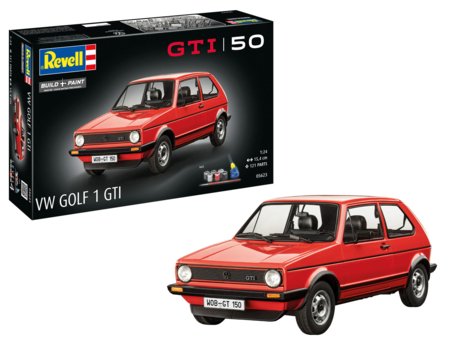 REVELL modelis Gift Set 50 Years of the VW Golf 1 GTi, 5623 
