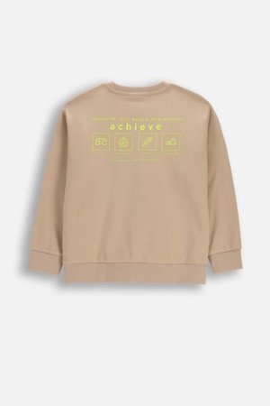 COCCODRILLO džemperis, smėlio spalvos, WC6132101NBJ-002-152, 152 cm 