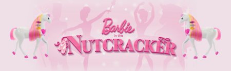 BARBIE NUTCRACKER LAND OF SWEETS žirgo ir rogių rinkinys - Spragtuko kolekcija, JNH63 
