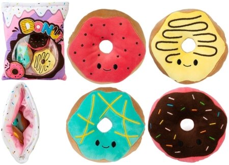 MOCHI POP pliušinis žaislas SNACK PACK DONUT, 16 cm, asort., 456395 