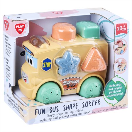 PLAYGO INFANT&TODDLER lavinamasis žaislas FUN BUS, 4808 