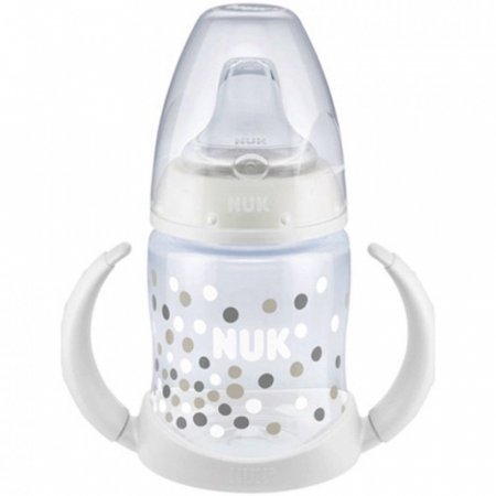 NUK mokomasis buteliukas su temperatūros kontrolės indikatoriumi FIRST CHOICE+, MINNIE, 150 ml, 6-18 m., SK67 SK67