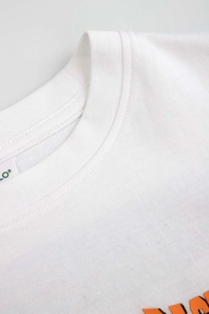 COCCODRILLO marškinėliai trumpomis rankovėmis, balti, WC6143203MBJ-001-146, 146 cm 