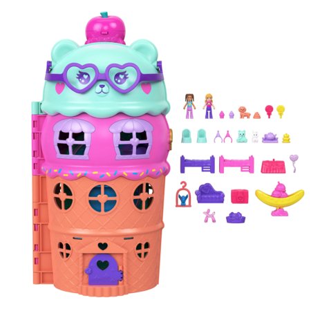 POLLY POCKET Ice Cream House pramogų rinkinys, JFT91 