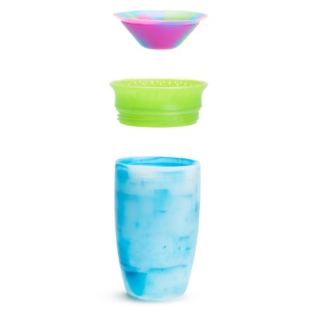 MUNCHKIN neišsiliejanti gertuvė, Miracle Tie Dye, Mixed Case, Tropical, 12 mėn.+, 296 ml, assort., 90316 