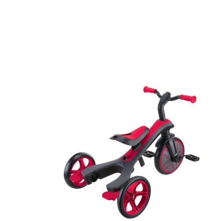 GLOBBER triratukas Trike Explorer 4in1, raudonas, 632-102 632-102