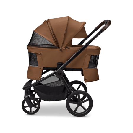 MOON universalus vežimėlis RESEA Fold su sulankstomu lopšiu, 2in1, Light Brown, 64000000-988 