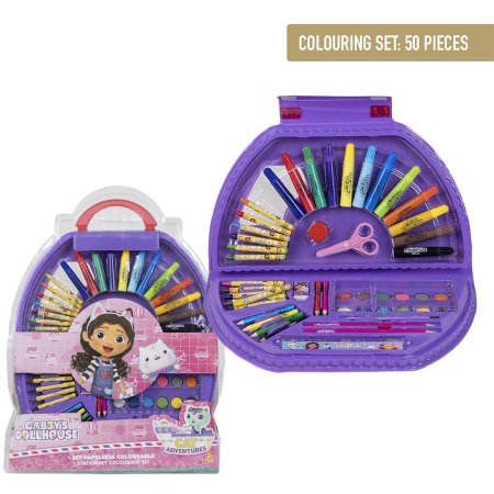 CERDA spalvinimo priemonių rinkinys  Gabby's Dollhouse, 50 vnt., 2700000819 2700000819