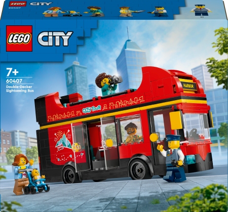 60407 LEGO® City Great Vehicles Raudonas dviaukštis apžvalgos autobusas 
