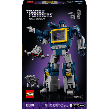 10358 LEGO® Icons „Transformers“: Garso banga 