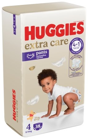 HUGGIES sauskelnės-kelnaitės, Elite Soft, 4 dydis, 9-14kg, 38 vnt, 2659721 2659721