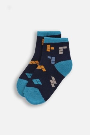 COCCODRILLO kojinės, juodos, WC6382217SOB-015-030, 30/33 cm 