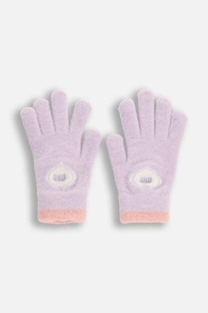 COCCODRILLO pirštinės ACCESSORIES WINTER GIRL, violetinės, ZC5360310AWG-016-L, L cm 