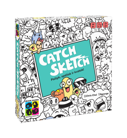 BRAIN GAMES stalo žaidimas Catch Sketch LT, BRG#CSLT 