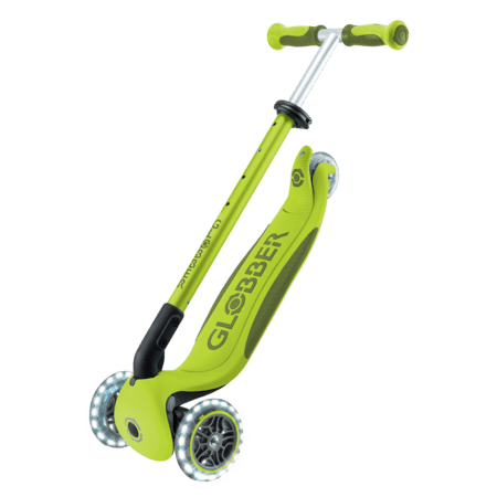 GLOBBER paspirtukas Go Up Deluxe Lights, laimo žalia, 748-606 