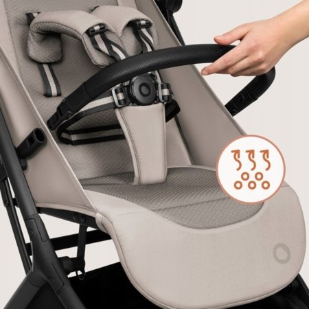 LIONELO sportinis vežimėlis SIA, Beige sand, LO-SIA 