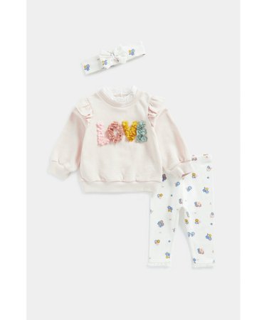 MOTHERCARE džemperis, kelnės ir galvos juosta, FA895 640457