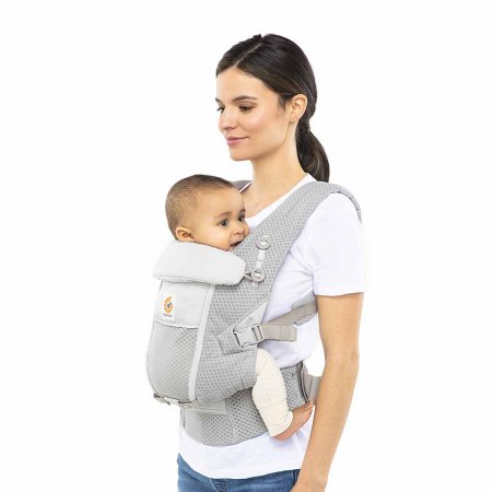 ERGOBABY nešioklė ADAPT SOFTFLEX, Mesh, pearl grey, BCASFMGRY BCASFMGRY