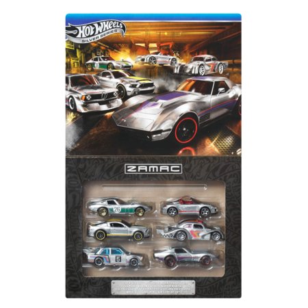 HOT WHEELS 1:64 šešių ZAMAC modelių rinkinys, JLB26 