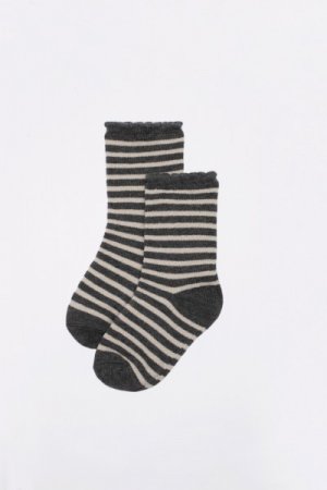 COCCODRILLO kojinės SOCKS GIRL, graphite, ZC1382217SOG-020 ZC1382217SOG-020-036