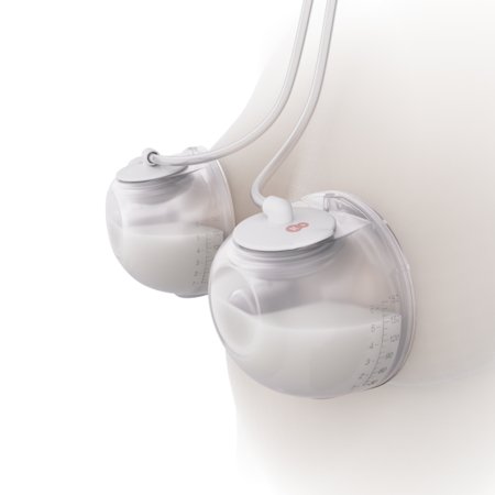 KINDERKRAFT dvigubas nešiojamas elektrinis pientraukis GENTLEFLOW, pink, KEGEFL00PNK0000 