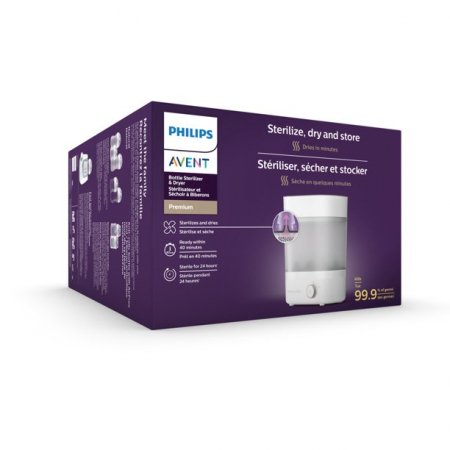 PHILIPS AVENT elektrinis garų sterilizatorius 3in1, SCF293/00 SCF293/00