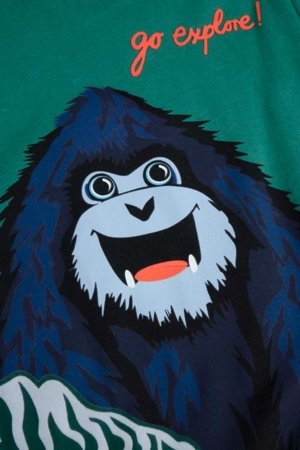 COCCODRILLO marškinėliai, žali, ZC5143101YBK-011-110, 110 cm 