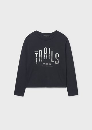 MAYORAL marškiniai ilgomis rankovėmis, black, 7.007-30 