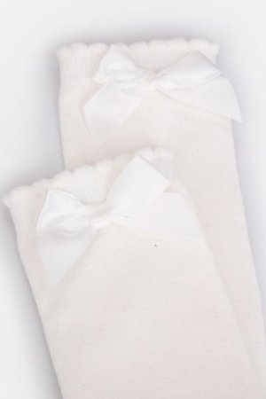 COCCODRILLO kojinės SOCKS GIRL, kreminės, ZC5379202SOG-003-023, 23 cm 
