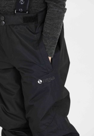 ZIG ZAG žieminės slidinėjimo kelnės PROVO, Z163076-1001, 128-134 cm 
